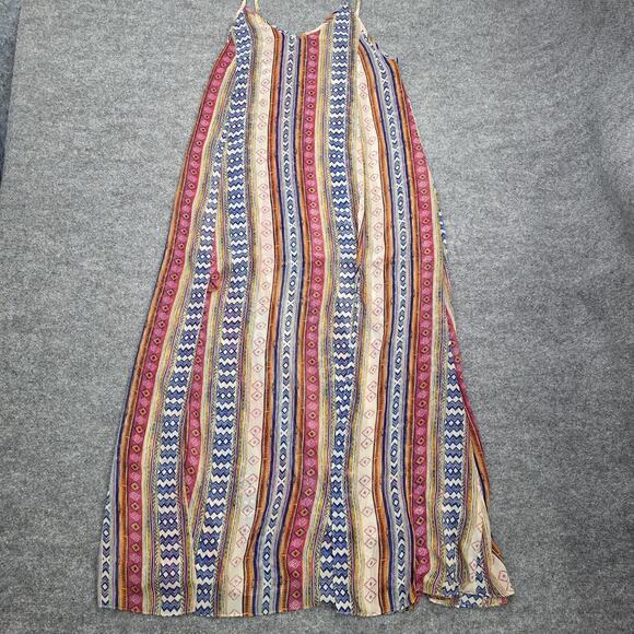 Misa Los Angeles Dress Womens Medium Multicolor Boho Maxi Spaghetti Strap - Picture 11 of 16